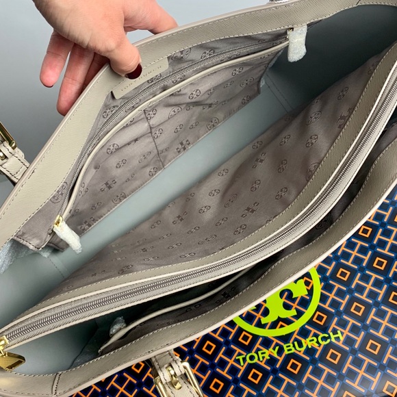 Tory Burch Leather Emerson Buckle Tote - Picture 7 of 8